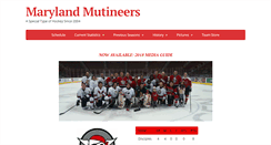 Desktop Screenshot of mdmutineers.com