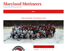 Tablet Screenshot of mdmutineers.com